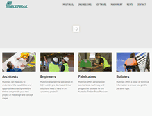 Tablet Screenshot of multinail.com.au